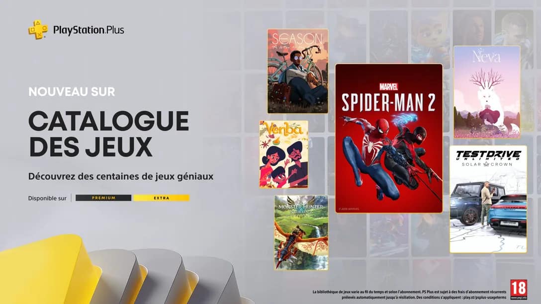 jeux vidéo disponibles dans le catalogue du playstation plus en février 2026