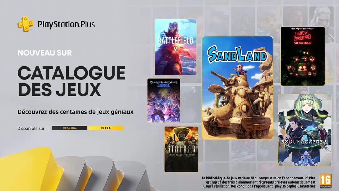 Catalogue PlayStation Plus : Mai 2025