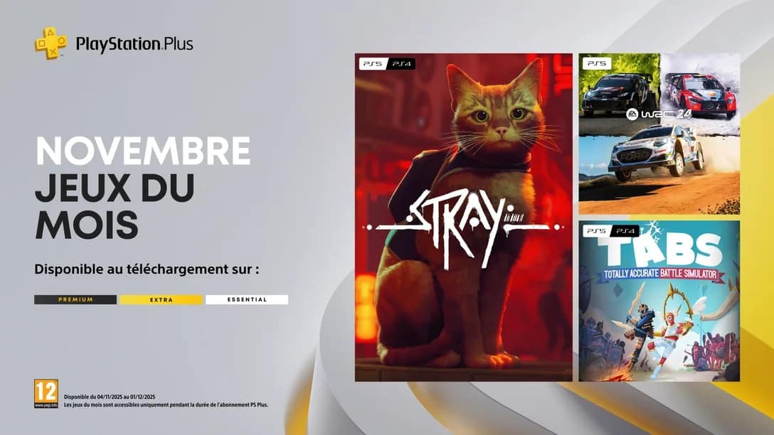 Les jeux PlayStation Plus de Novembre 2025