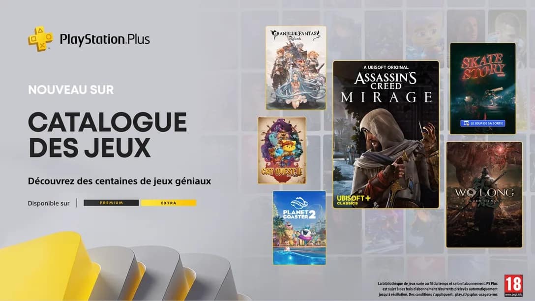 Catalogue PlayStation Plus : Décembre 2025