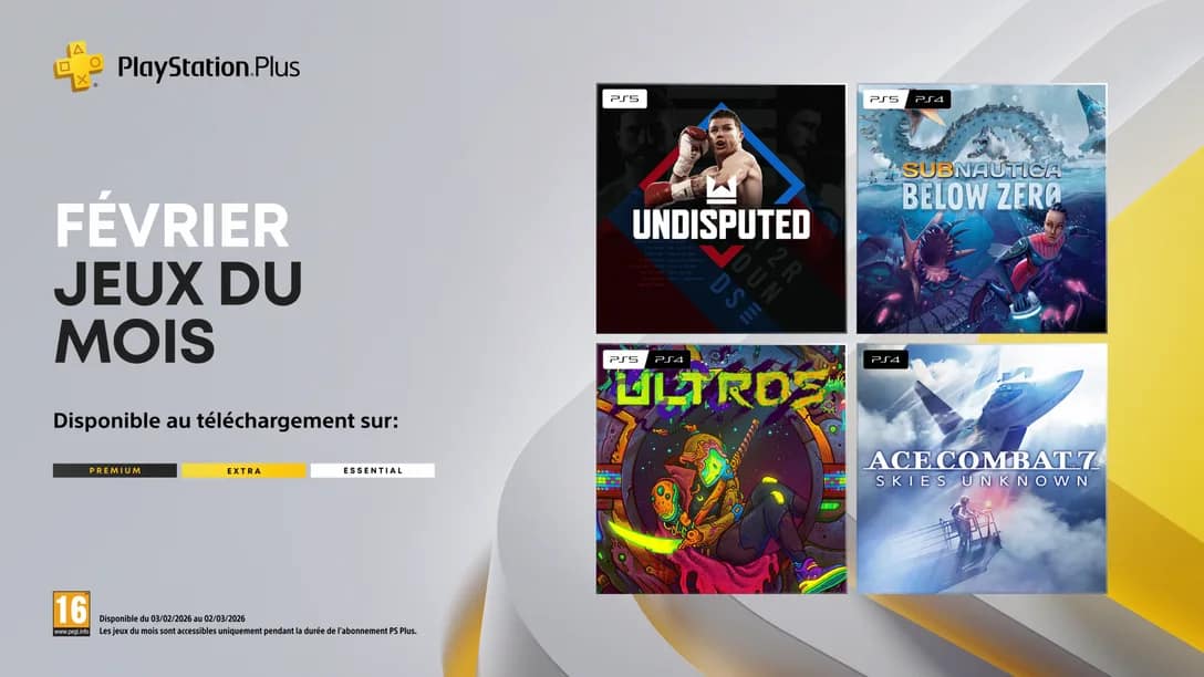 Les jeux PlayStation Plus de Février 2026