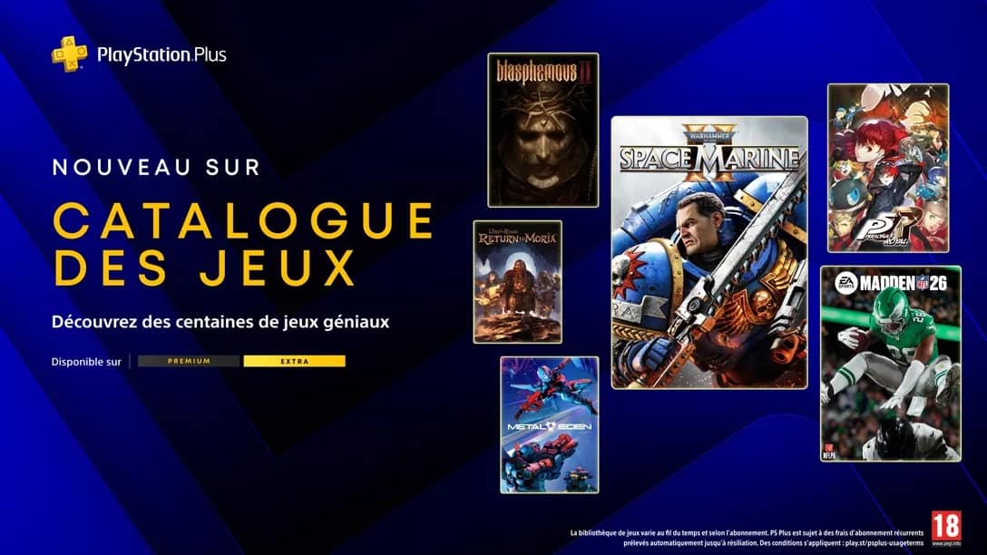 jeux disponibles dans le catalogue playstation plus en mars 2026