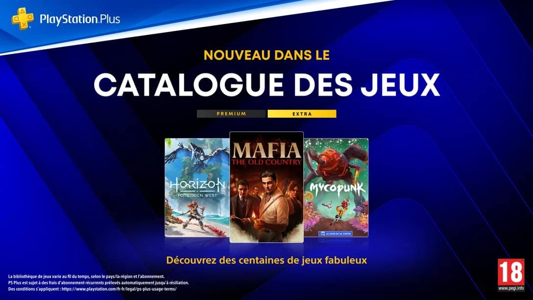 jeux vidéo dans le catalogue PlayStation Plus en octobre 2026