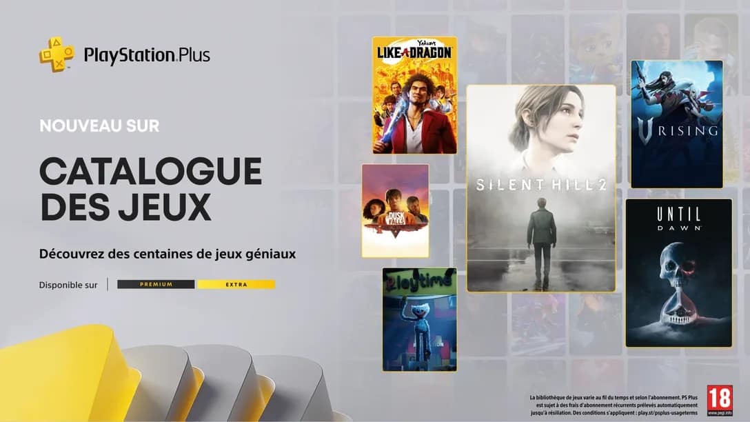 Catalogue PlayStation Plus : Octobre 2025