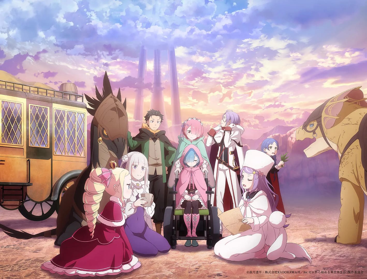 visuel officiel de la saison 4 de ReZERO Starting Life in Another World