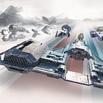 visuel officiel du jeu vidéo Star Wars Galactic Racer