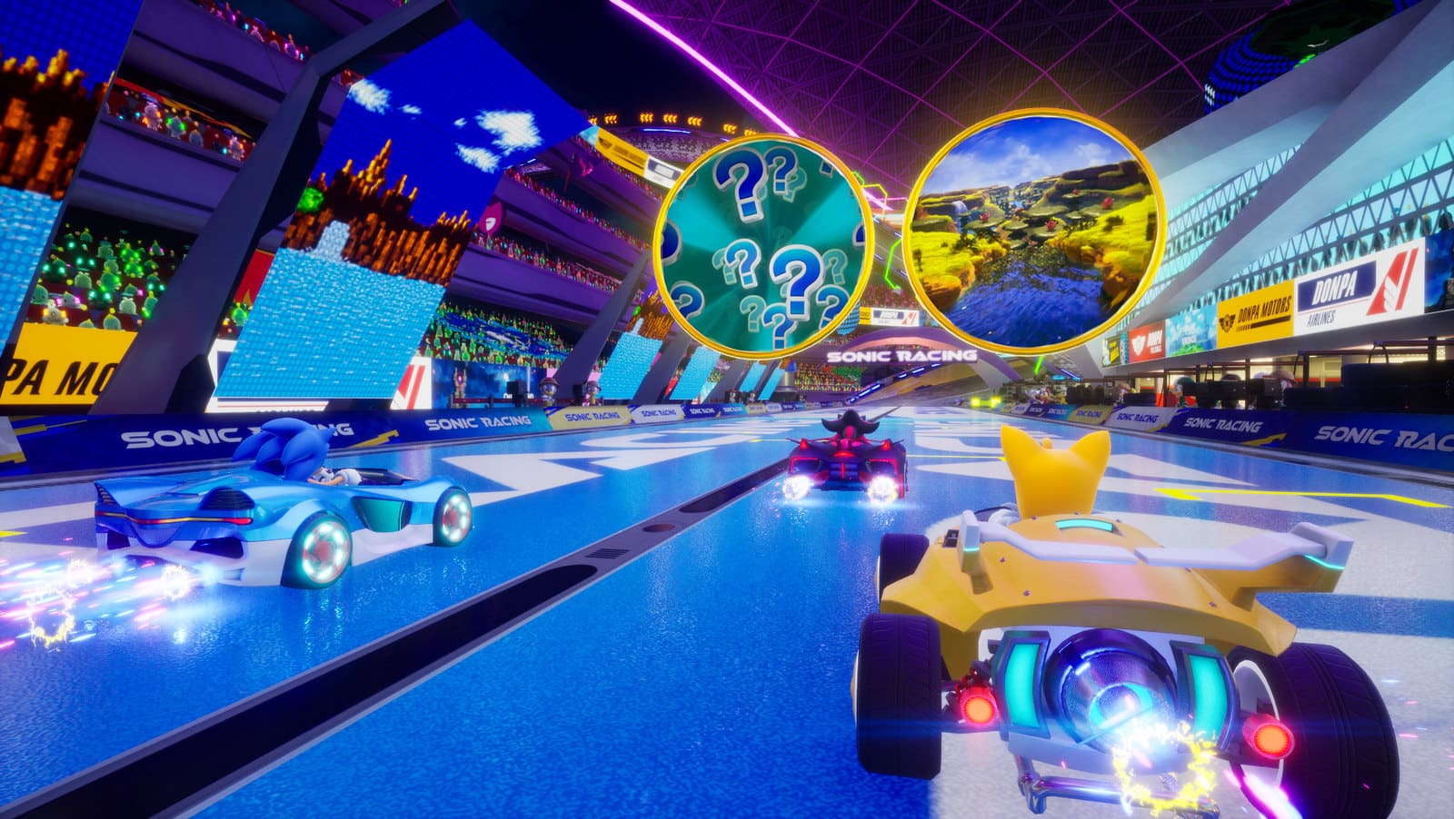 gameplay du jeu video sonic racing crossworlds