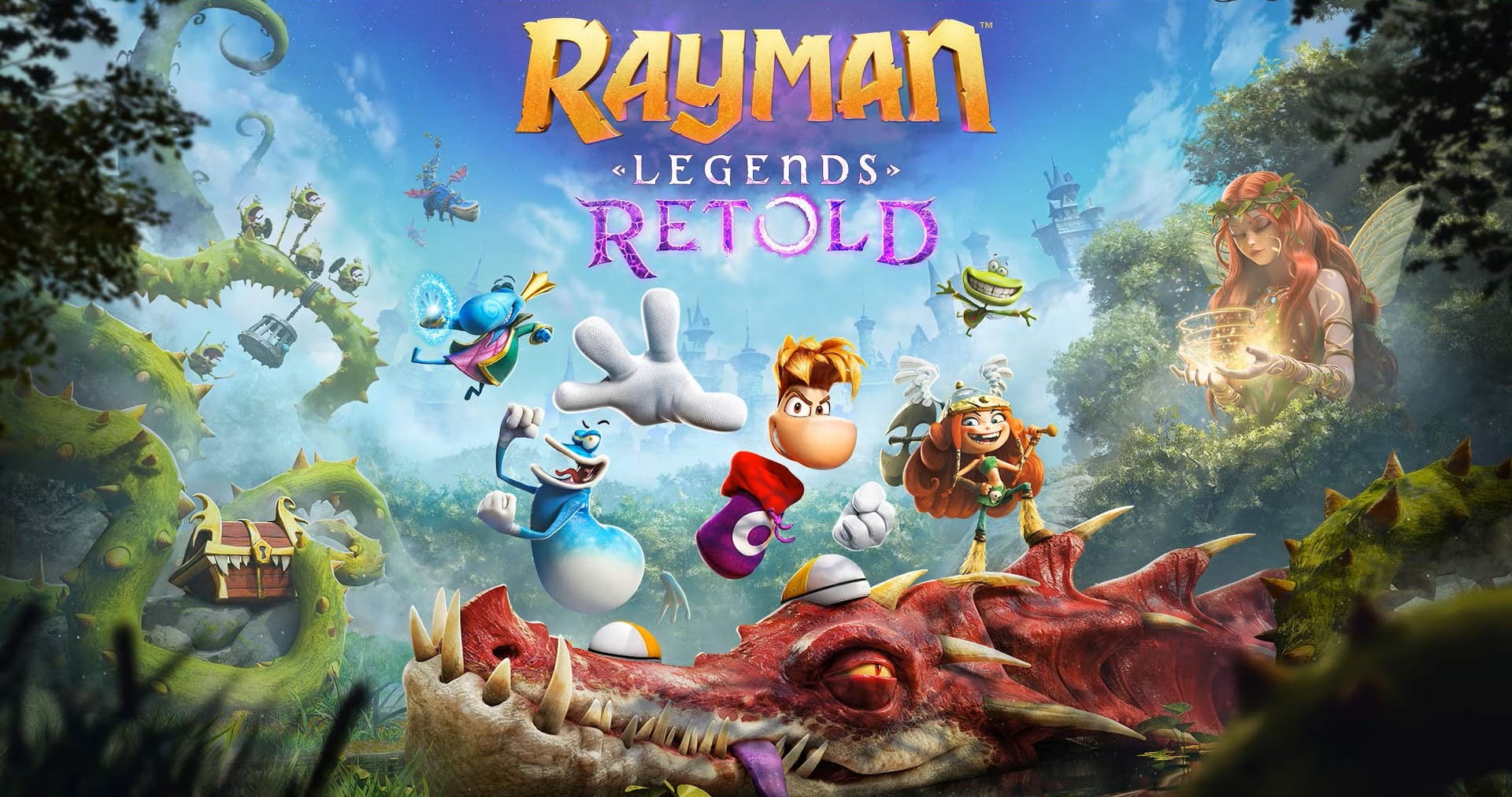 visuel officiel du jeu vidéo Rayman Legends Retold