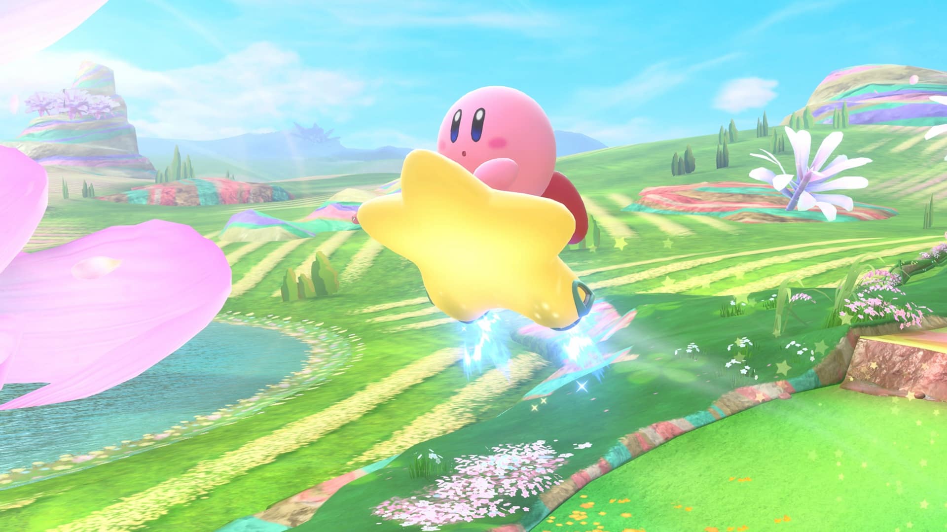 gameplay du jeu vidéo Kirby Air Riders