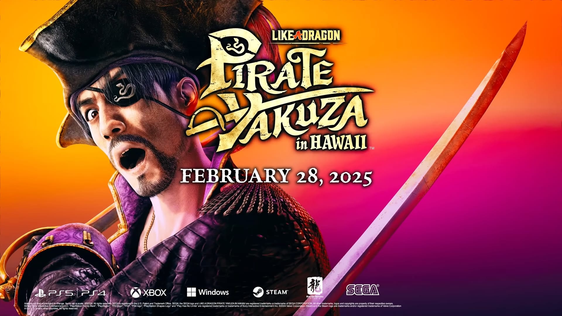 Like a Dragon : Pirate Yakuza in Hawaii arrive le 28 février 2025