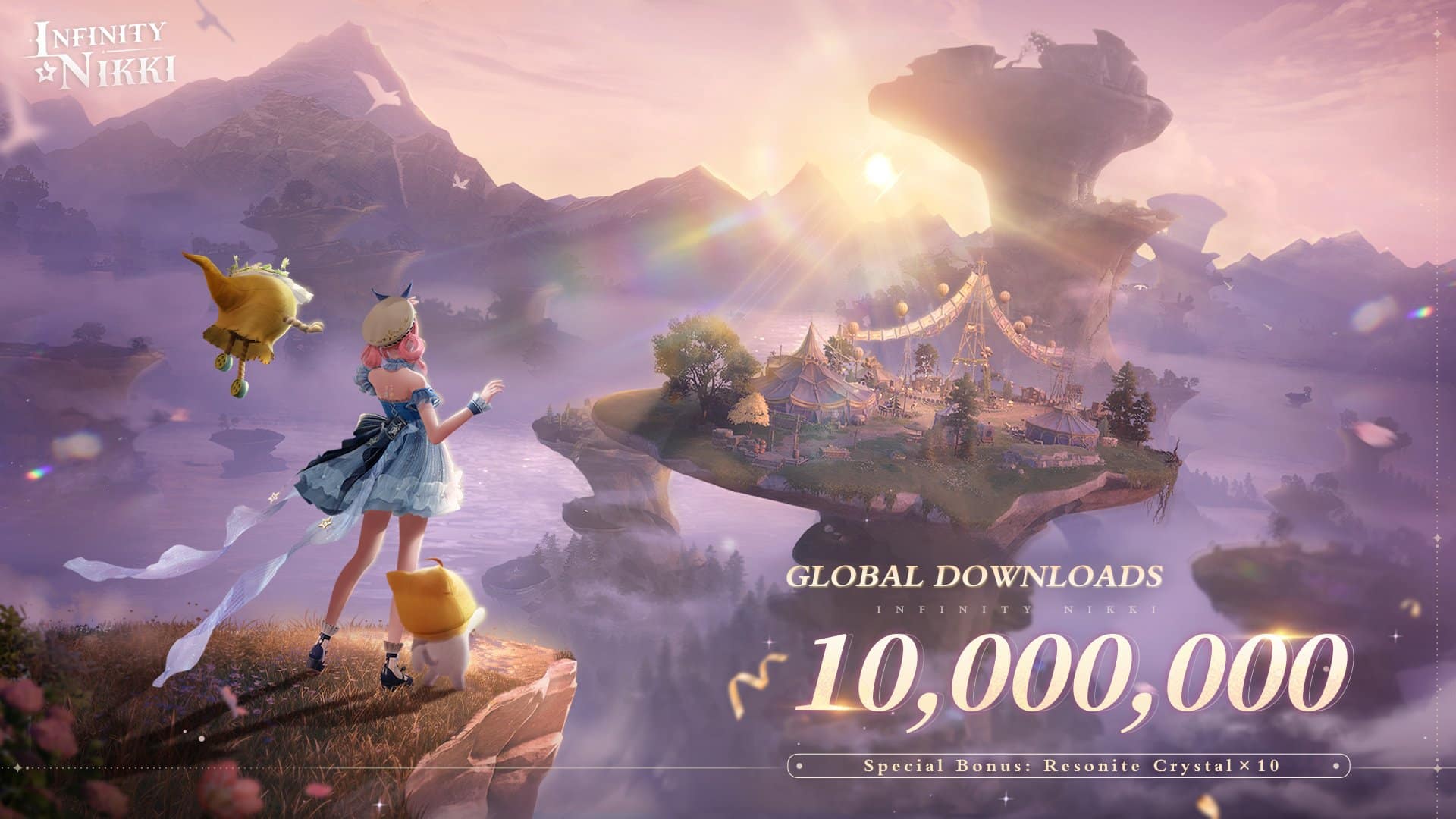 Infinity Nikki a déjà atteint les 10 millions de téléchargements !