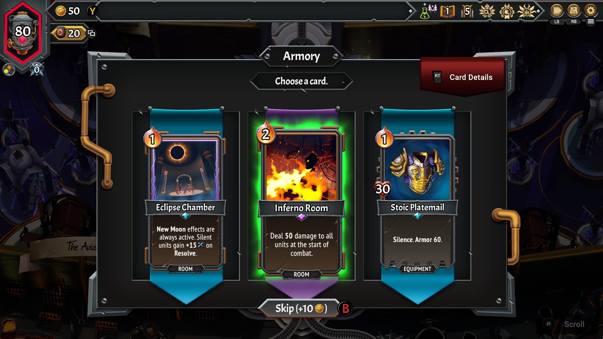 photo de gameplay du jeu vidéo Monster Train 2