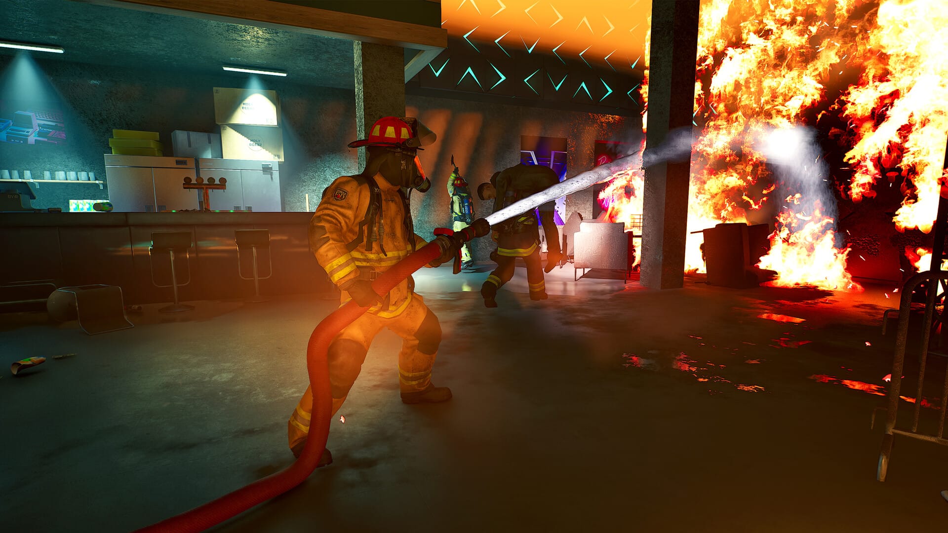 gameplay du jeu vidéo Firefighting Simulator Ignite