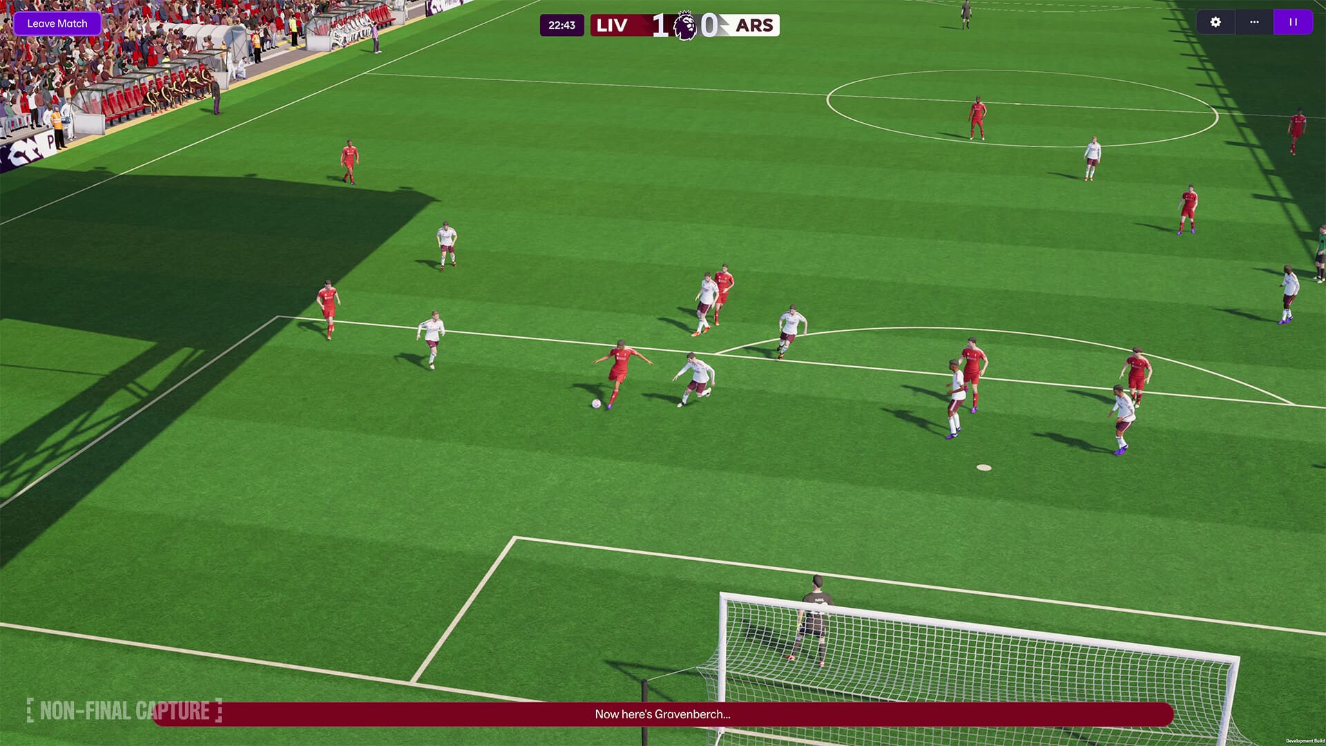 gameplay du jeu vidéo Football Manager 26