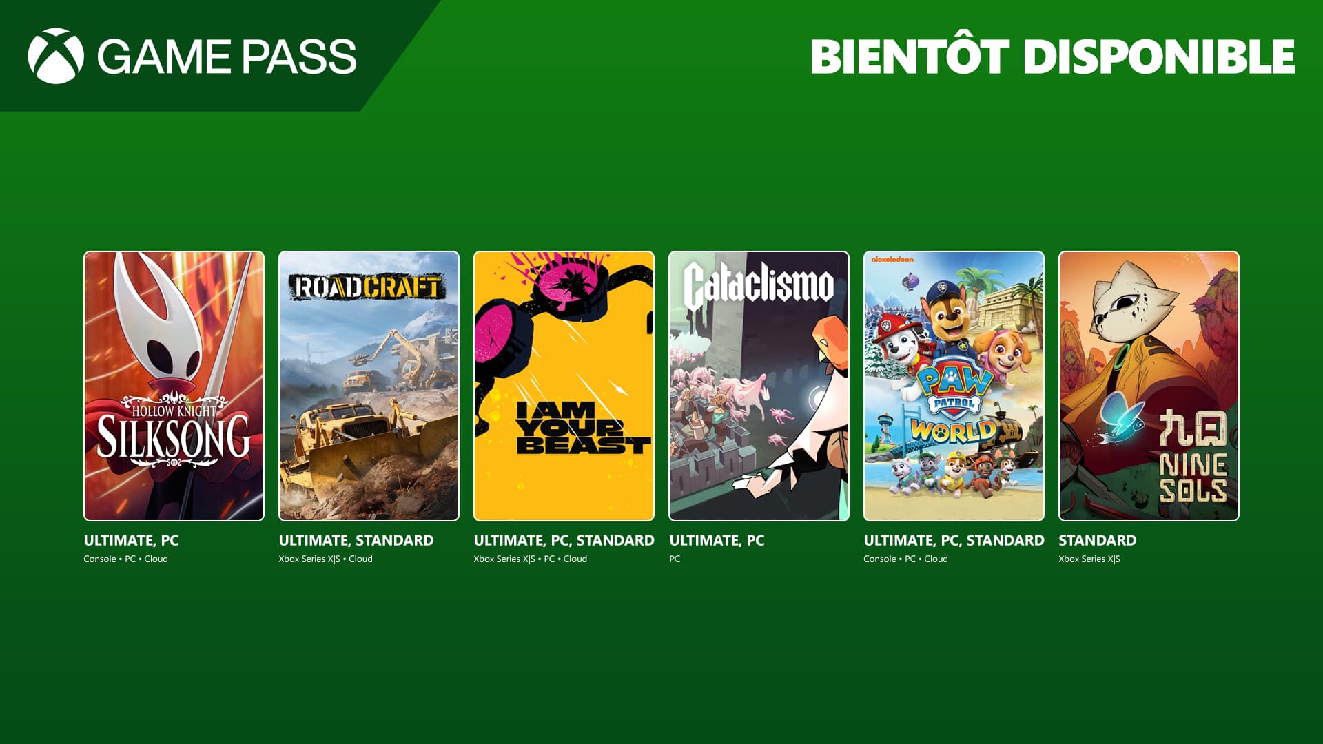 Nouveautés du Xbox Game Pass Septembre 2025