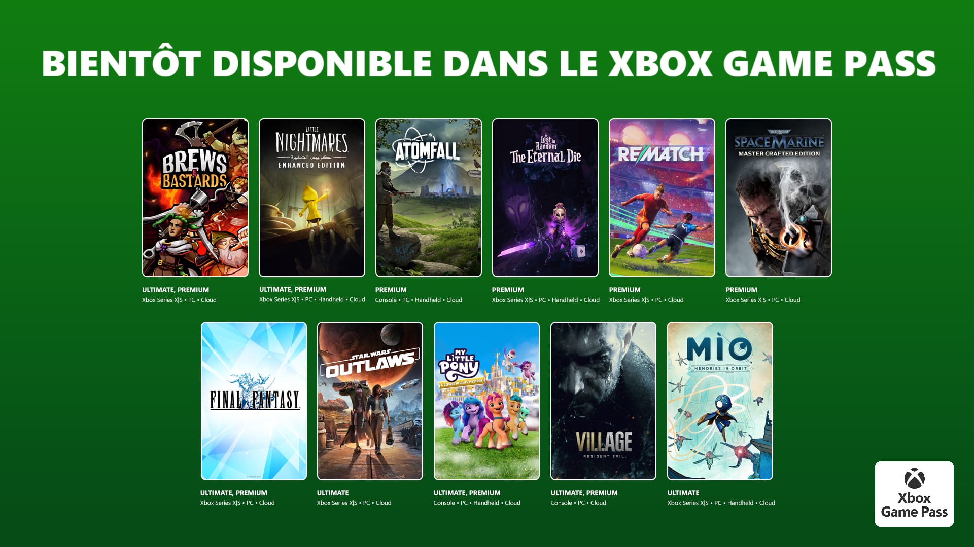 Nouveautés du Xbox Game Pass : Janvier 2026