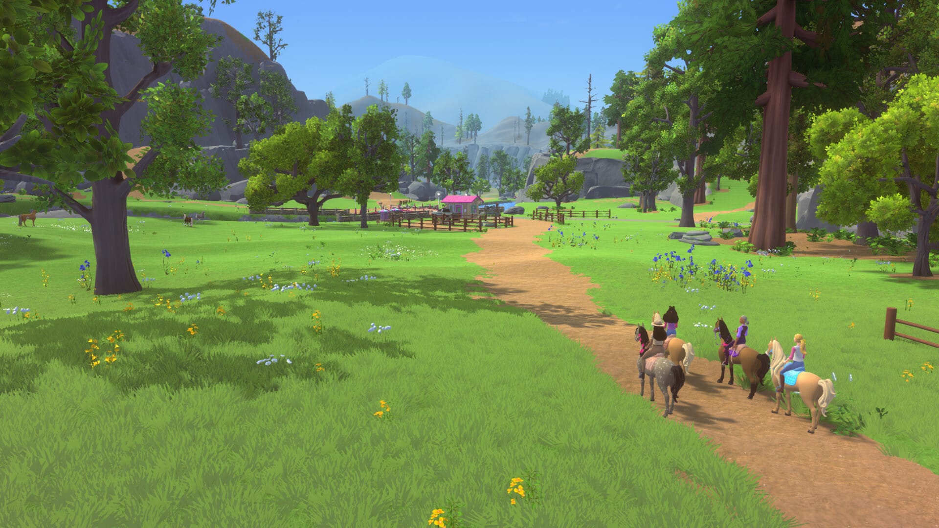 gameplay du jeu vidéo Barbie Sentiers équestres