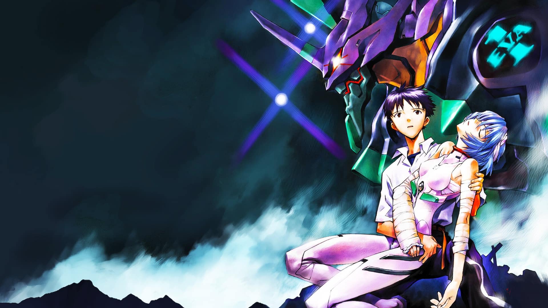 visuel officiel de l'anime Neon Genesis Evangelion