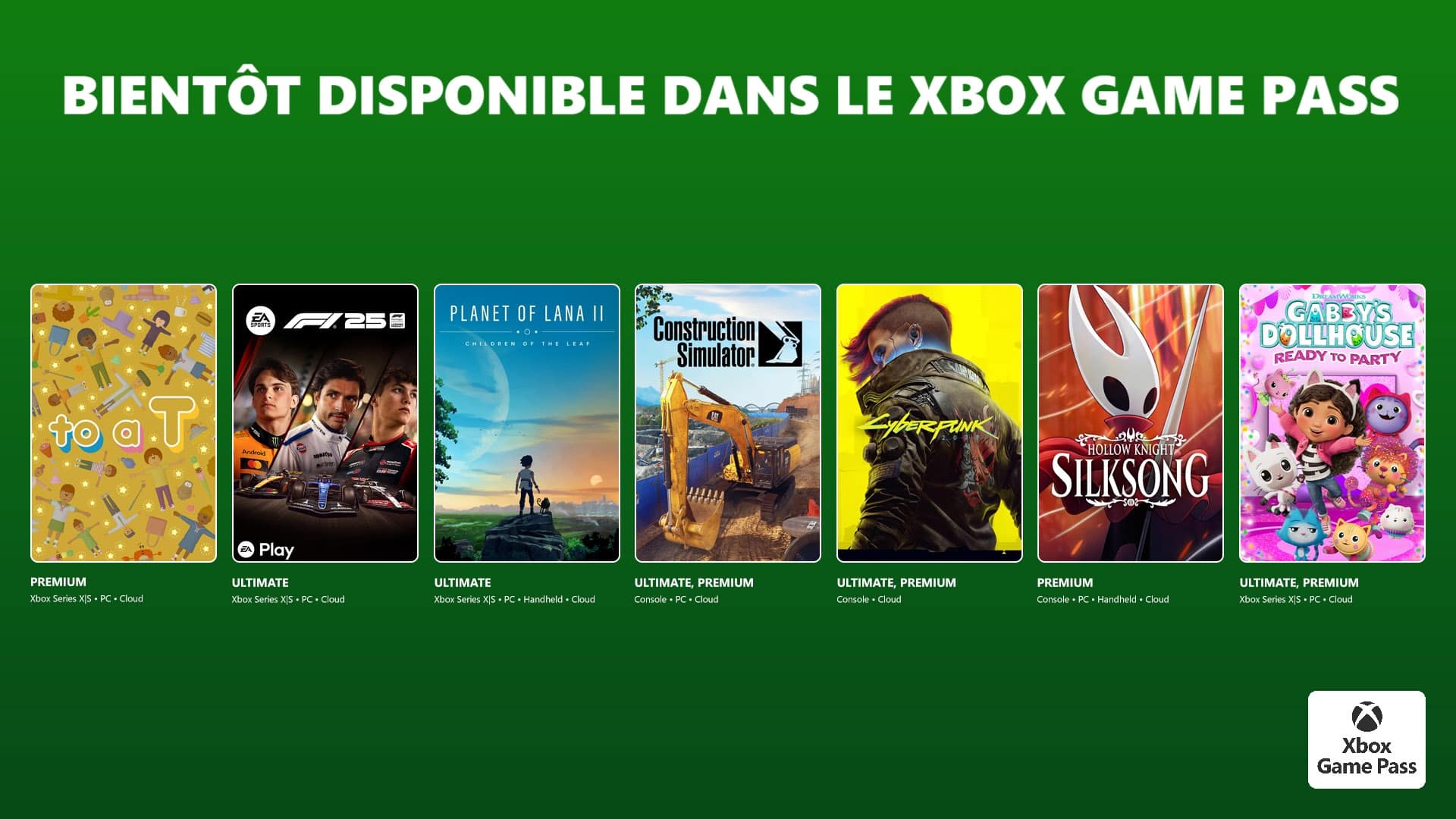 Nouveautés du Xbox Game Pass : Mars 2026