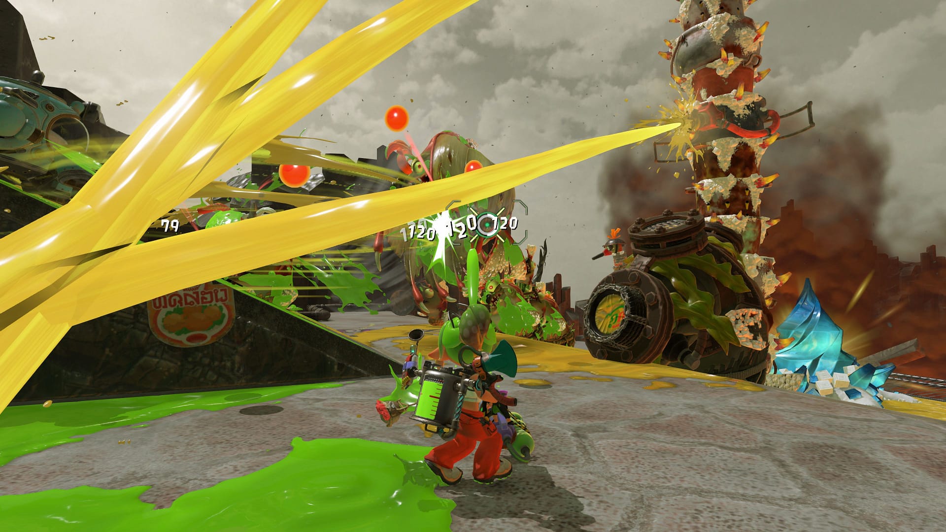 Gameplay du jeu Splatoon Raiders