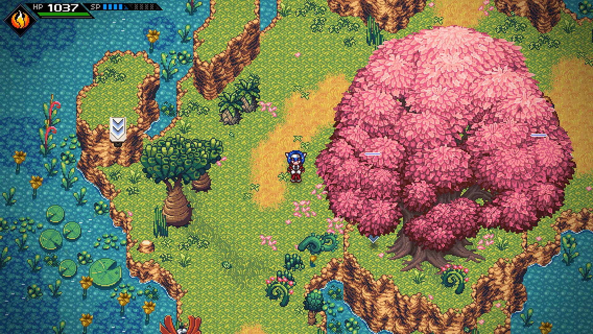 gameplay du jeu vidéo CrossCode
