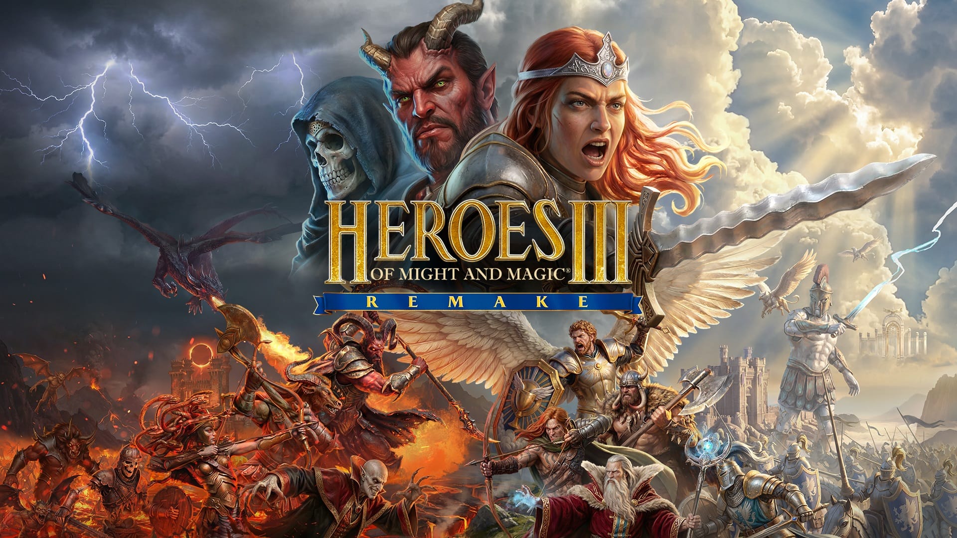 visuel officiel du jeu vidéo Heroes of Might and Magic III Remake