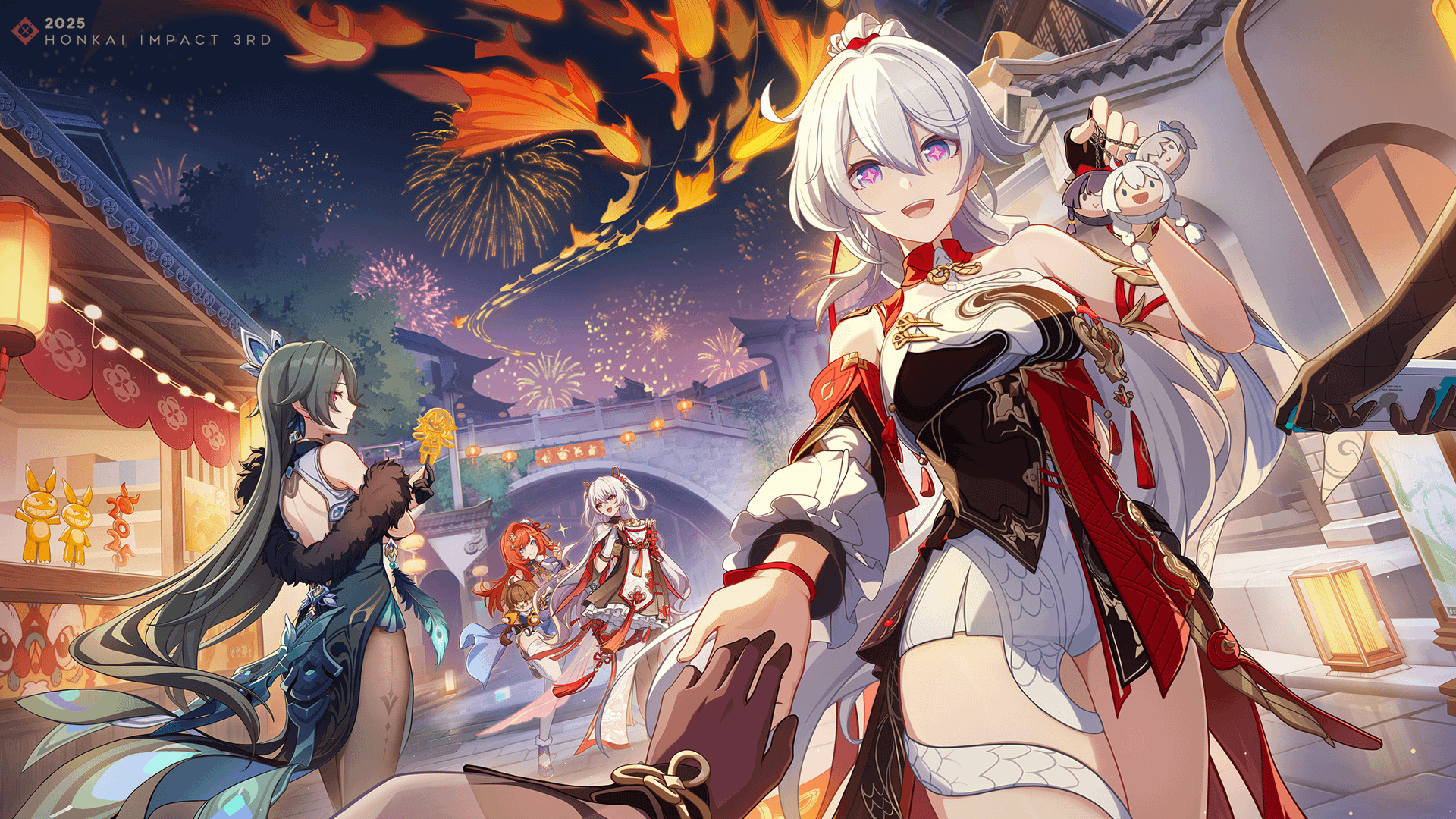 wallpaper de la version 8.1 du jeu video honkai impact 3rd