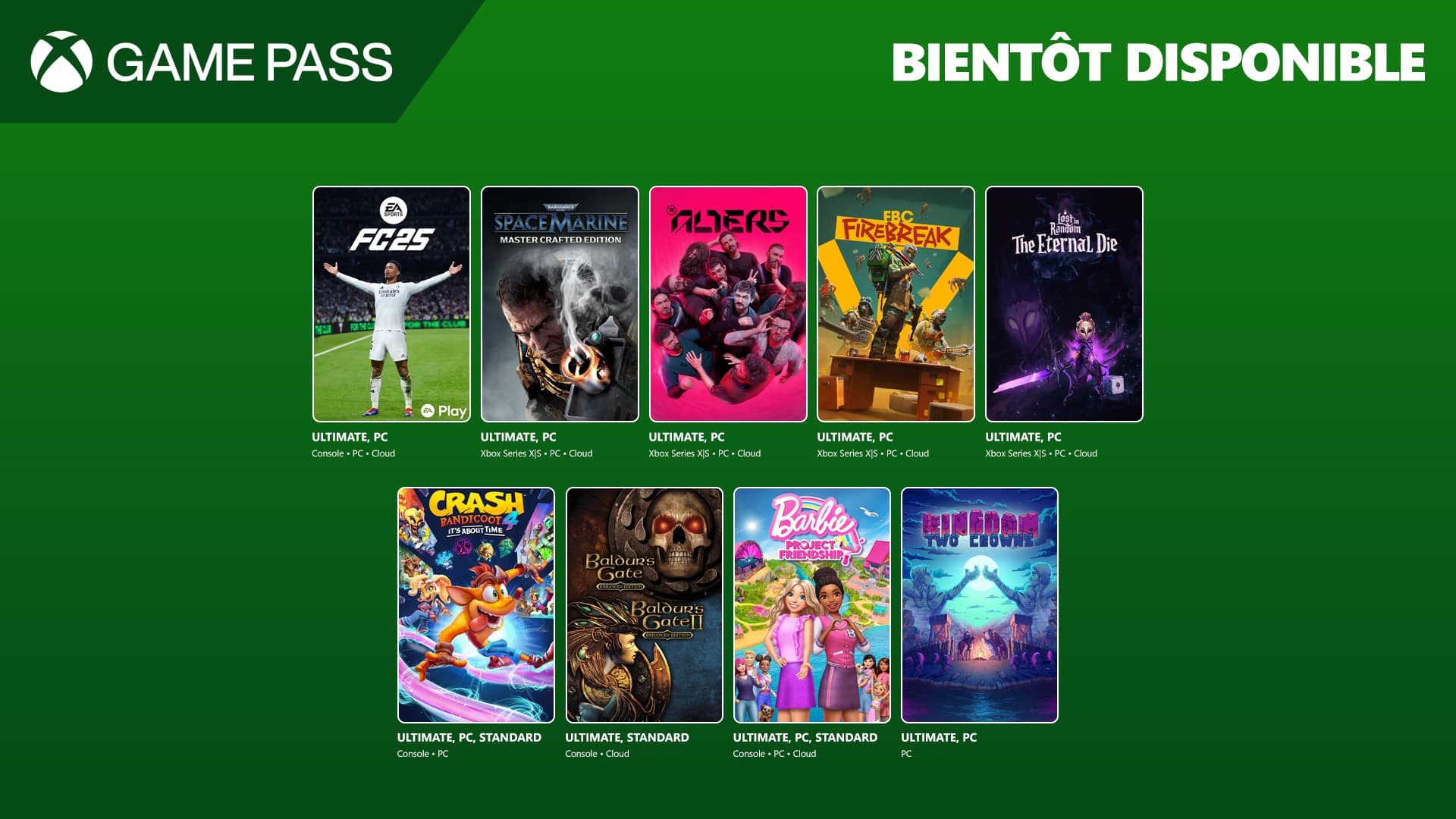 Les nouveautés du Xbox Game Pass en Juin 2025