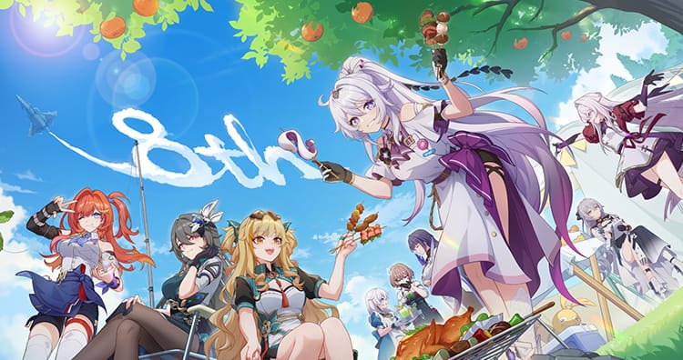 Honkai Impact 3rd – Récompenses du 8ème Anniversaire (Version 7.8)