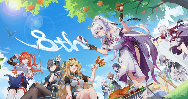 Honkai Impact 3rd – Récompenses du 8ème Anniversaire (Version 7.8)