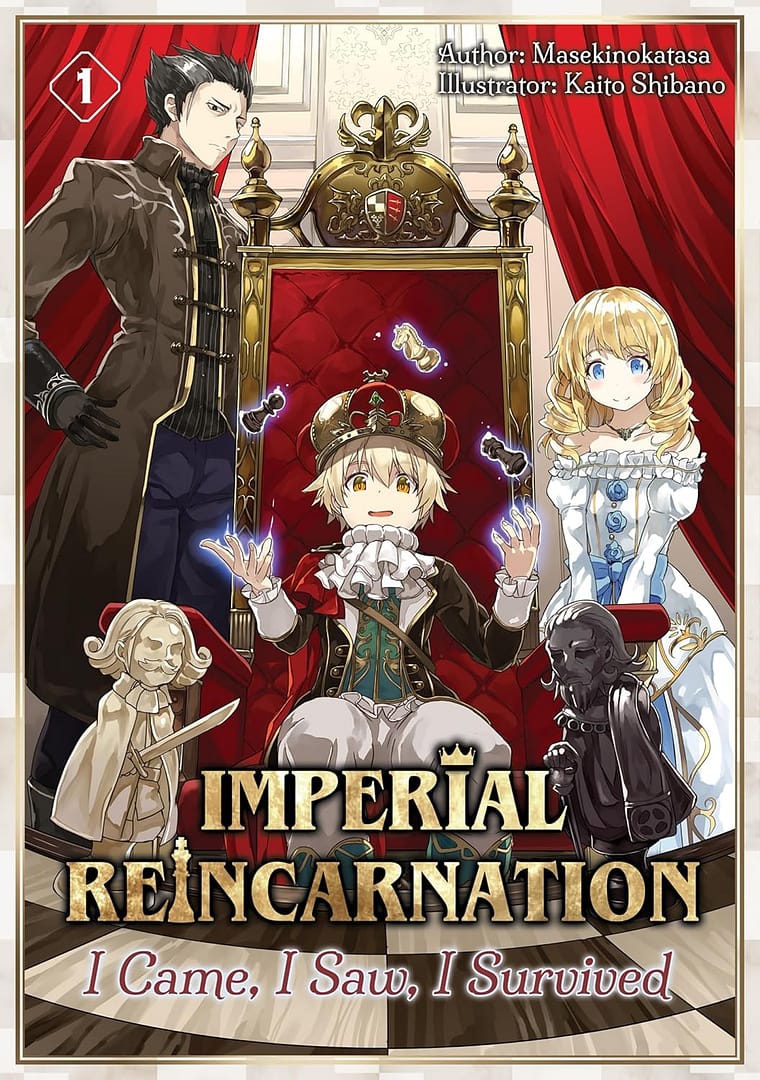 photo du premier volume du light novel imperial reincarnation i came, i saw, i survived