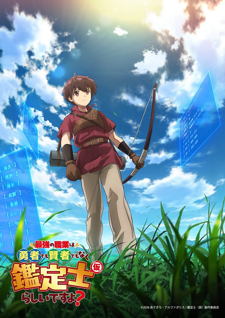 The Strongest Job Is Apparently Not a Hero or a Sage, but an Appraiser (Provisional)!, un anime au printemps 2026