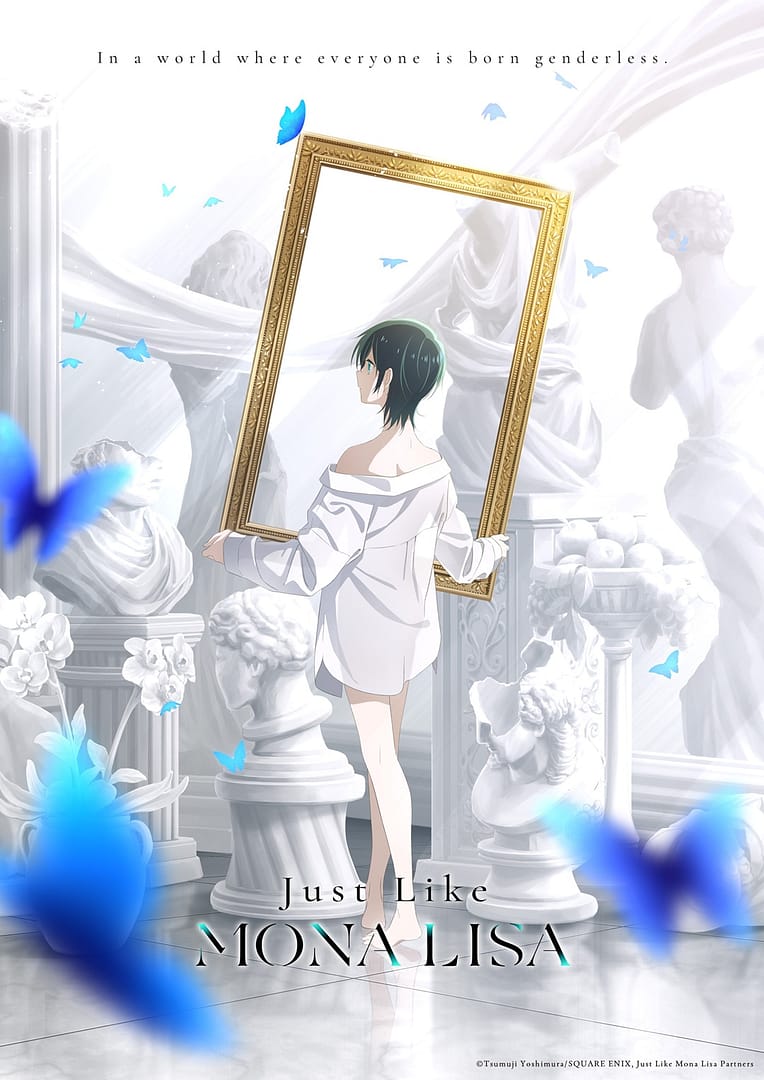 visuel officiel de l'anime À l'image de Mona Lisa…
