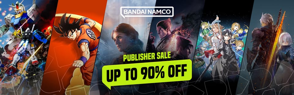 Vague de promos Bandai Namco sur Steam(Dragon Ball, Naruto, Sword Art Online, etc.)