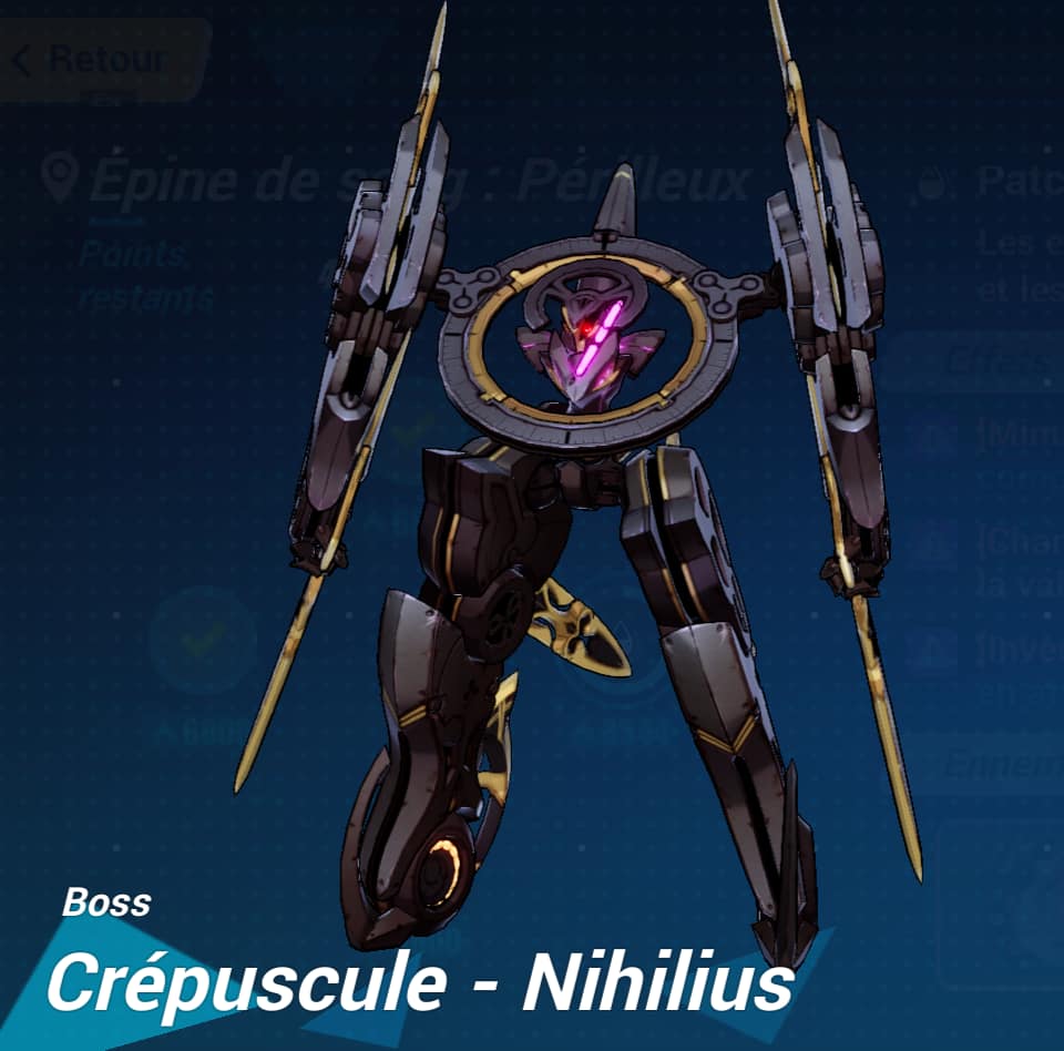 photo du boss crepuscule nihilius dans le jeu vidéo Honkai Impact 3rd