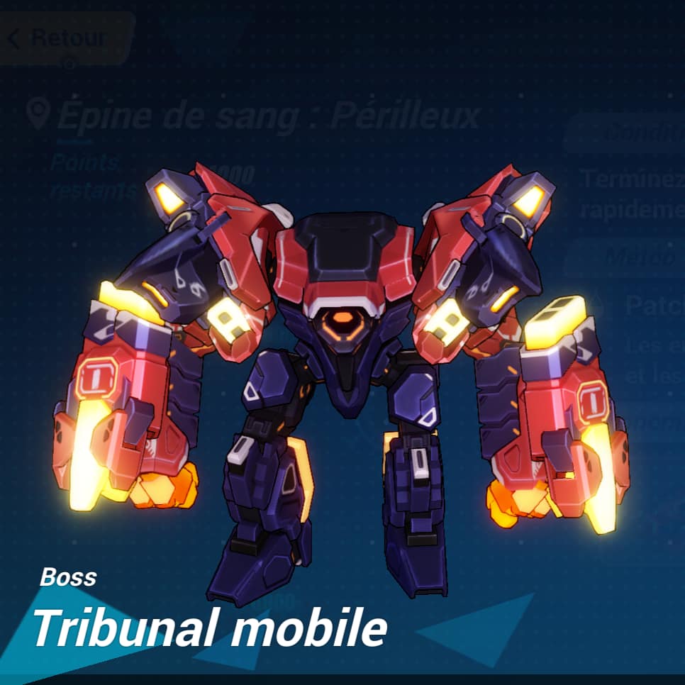 photo du boss tribunal mobile dans le jeu vidéo Honkai Impact 3rd