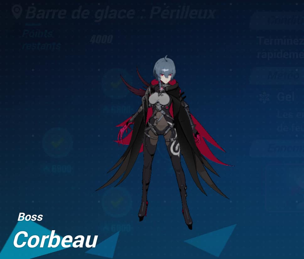 photo du boss corbeau dans le jeu video honkai impact 3rd