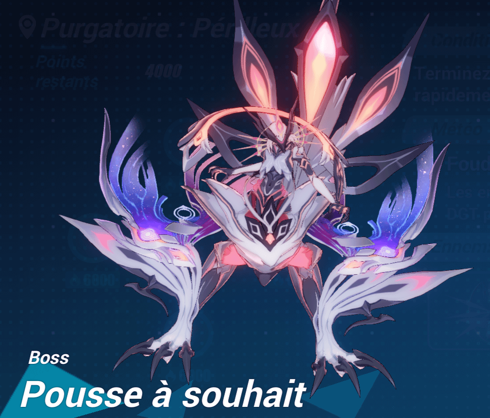 photo du boss pousse a souhait dans le jeu video honkai impact 3rd