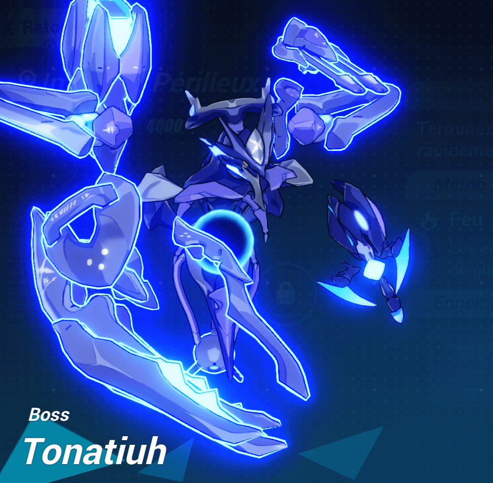 photo du boss tonatiuh dans le jeu video honkai impact 3rd